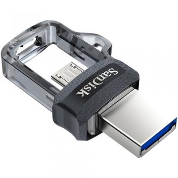 SanDisk Ultra Dual M3.0 32 GB Flash Drive - USB 3.0/micro USB